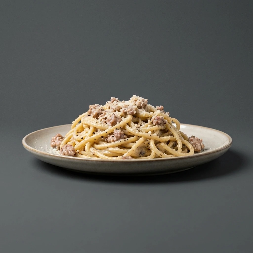 Tonnarelli alla norcina